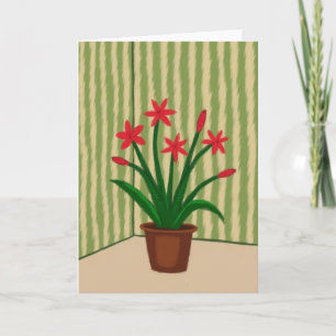 Moederdag Plant Kaart met Bloemen