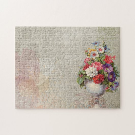 Moederdag Planter Colorful Flowers Newspaper Legpuzzel (Horizontaal)