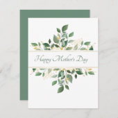 Moederdag plat kaartje (Voorkant / Achterkant)