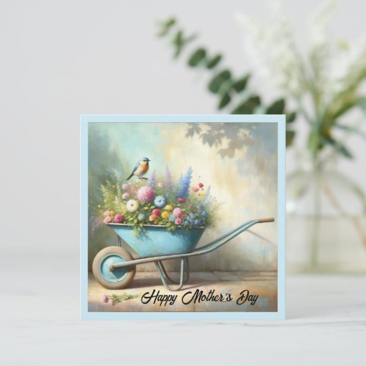 Moederdag Platte Kaart (Staand voorkant)