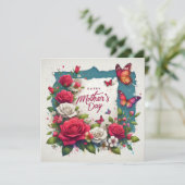 Moederdag Platte Kaart (Staand voorkant)