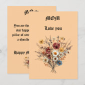 Moederdag Platte Kaart (Voorkant / Achterkant)