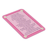 Moederdag Poem Magneet (Rechterzijde)