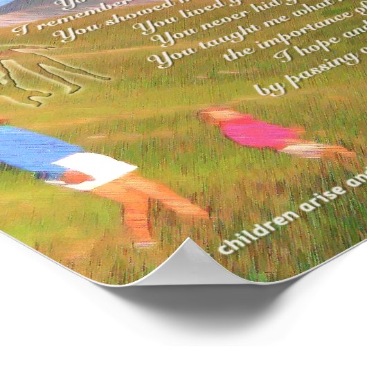 Moederdag Poem Poster (Hoek)