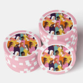 Moederdag Poker Chips (Opstapeling)