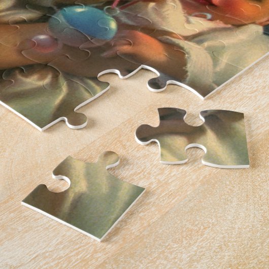  Moederdag portret, mama en Baby Legpuzzel (Zijkant)