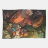  Moederdag portret, mama en Baby Theedoek (Horizontaal)