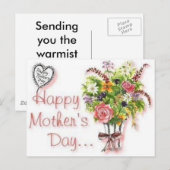 Moederdag Post Kaart (Voorkant / Achterkant)