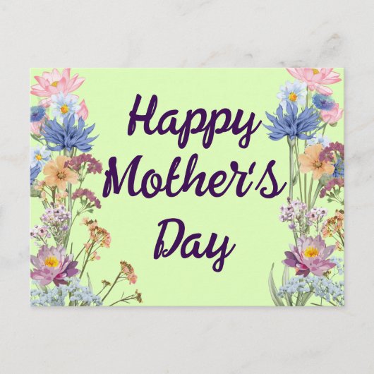 Moederdag Post Kaart (Voorkant)