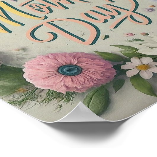 Moederdag poster (Hoek)