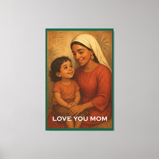 Moederdag-poster Canvas Afdruk (Voorkant)