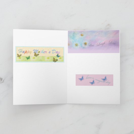 Moederdag prachtige illustratie groeten kaart (Binnen)