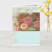 Moederdag prachtige illustratie groeten kaart (Gele Bloem)