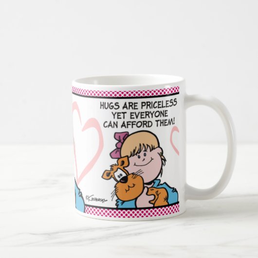 Moederdag Pricless Hugs Koffiemok (Rechts)