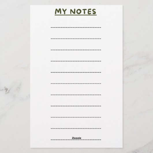 Moederdag Printable png Briefpapier (Achterkant)