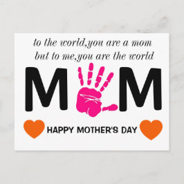 Moederdag Printables Briefkaart