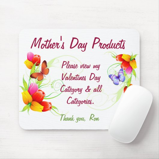 Moederdag producten muismat (Met muis)