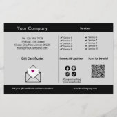 Moederdag Promotie Cadeaubon & Bonus Flyer (Achterkant)