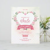 Moederdag promotie verkoop flyer (Staand voorkant)