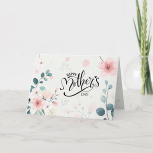 Moederdag Proverbs 31 Bijbel - Roze - Floral Feestdagen Kaart