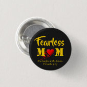 Moederdag Proverbs 31 FEARLESS Birthday Ronde Button 3,2 Cm (Voorkant /achterkant)