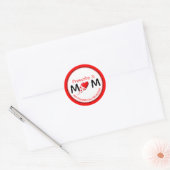 Moederdag PROVERBS 31 Red Christelijk Ronde Sticker (Envelop)