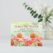 Moederdag Psalm 118:24 Dit is de dag Briefkaart (Staand voorkant)