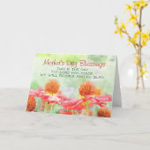 Moederdag Psalm 118:24 Dit is de dag Kaart (Gele Bloem)