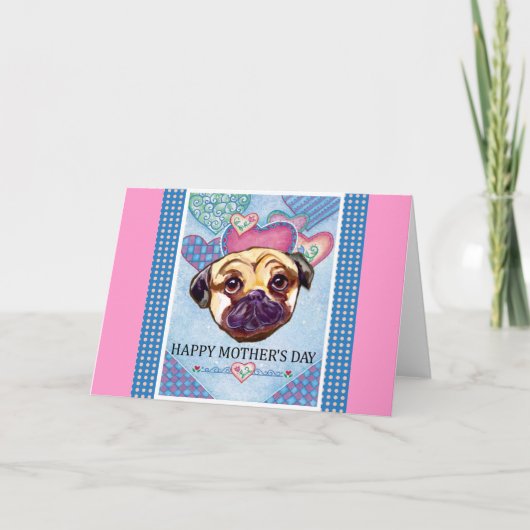 MOEDERDAG PUG KAART (Voorkant)