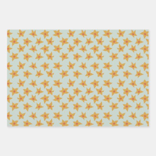 Moederdag Punny Floral Collectie Inpakpapier Vel (Voorkant 2)