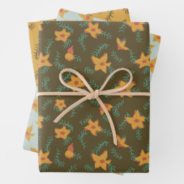 Moederdag Punny Floral Collectie Inpakpapier Vel