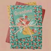 Moederdag Punny Floral Collectie Inpakpapier Vel