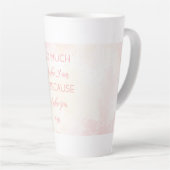 Moederdag Quote Latte Koffiemok Mok (Rechterhoek)