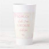 Moederdag Quote Latte Koffiemok Mok (Voorkant)