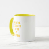 Moederdag Quote Mama Dochter Zonnebloem Geel Mok (Voorkant links)