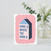 Moederdag Quote Moderne minimalistische pastelkleu Briefkaart (Staand voorkant)