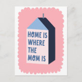 Moederdag Quote Moderne minimalistische pastelkleu Briefkaart (Voorkant)