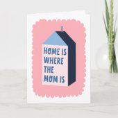 Moederdag Quote Moderne minimalistische pastelkleu Kaart (Voorkant)