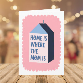 Moederdag Quote Moderne minimalistische pastelkleu Kaart