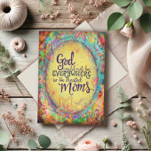 Moederdag Quote Pastel  Bloemen Inspiratie Kaart