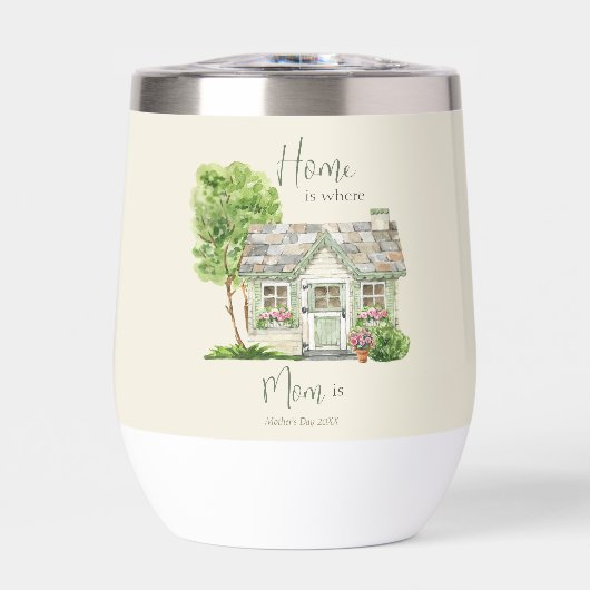 Moederdag Quote Sentimentele Waterverf (Voorkant)