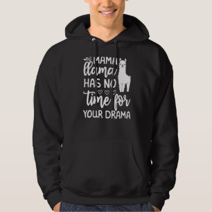 Moederdag Quote T-shirt Mama Llama heeft geen tijd