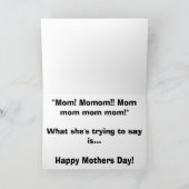 Moederdag Rat Kaart (Binnen)