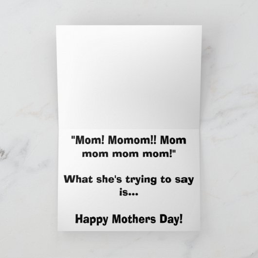 Moederdag Rat Kaart (Binnen)