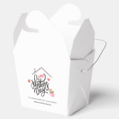 Moederdag Realtor Pop-By Favor Box | Referenties Bedankdoosjes (Geopend)