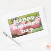 Moederdag Rechthoekige Sticker (Envelop)