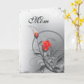 Moederdag Red Roses Kaart (Gele Bloem)