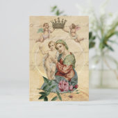 Moederdag Religieuze gebed Mary Jesus (Staand voorkant)