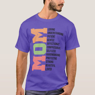 Moederdag retro t-shirt