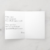 Moederdag rode gele bloem  folie wenskaart (Binnenlaag)